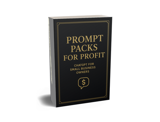 PROMPT PACKS FOR PROFIT
